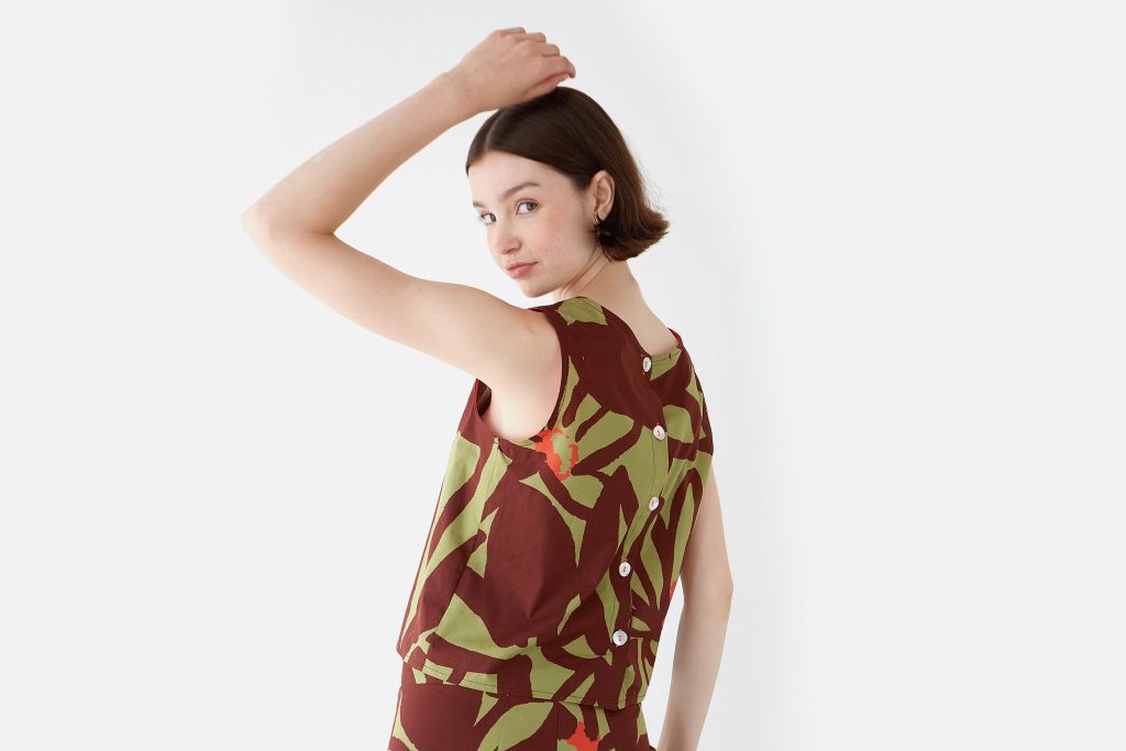 TOP BLOOM ANA SM KAKI BROWN