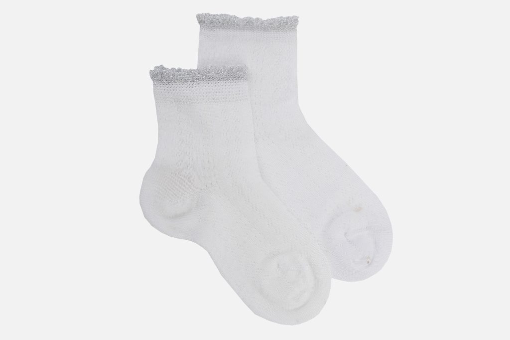 SOCQUETTE E 512689 LUREX BLANC
