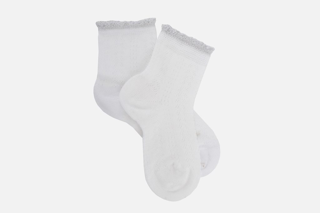 SOCQUETTE E 512689 LUREX BLANC