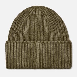 CHUNKY RIB BEANIE BURNT OLIVE - Image 2