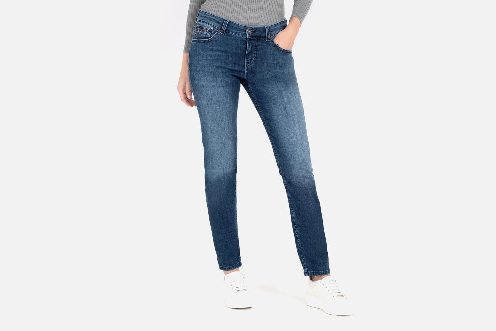 SLIM MODERN BLUE HEMP DENIM