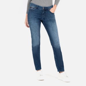 SLIM MODERN BLUE HEMP DENIM – Image 4