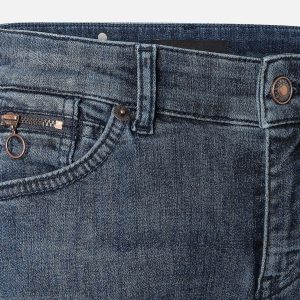 SLIM MODERN BLUE HEMP DENIM – Image 9