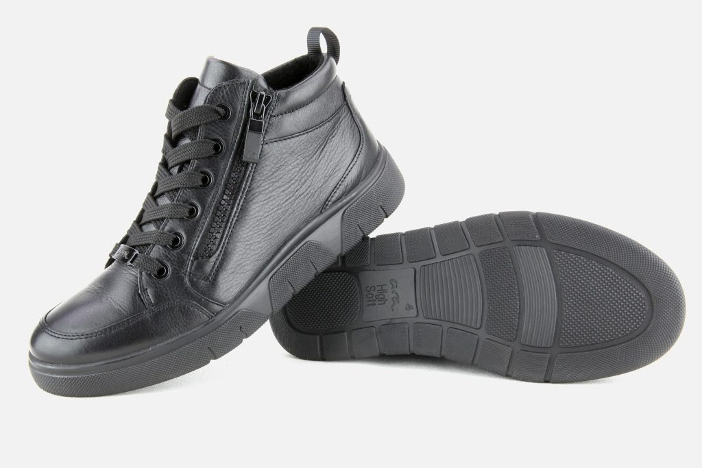 ROMY SPORT HI ZIP NOIR