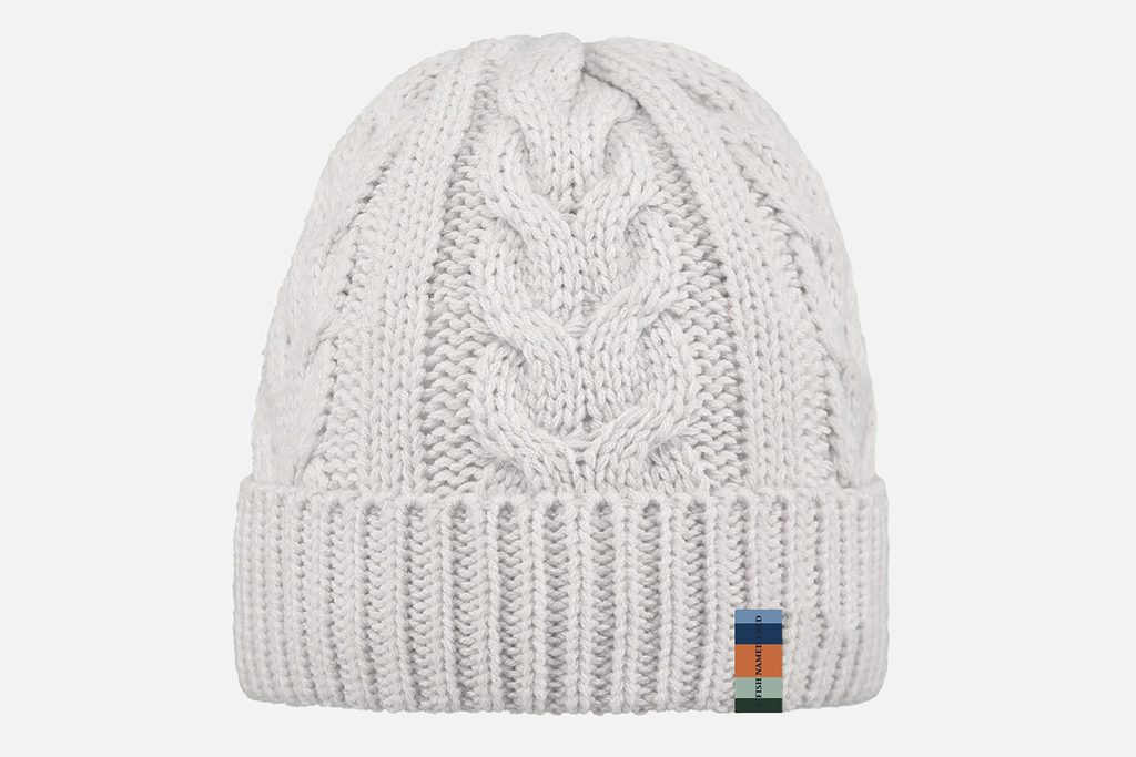 AFNF CABLE BEANIE OFF WHITE