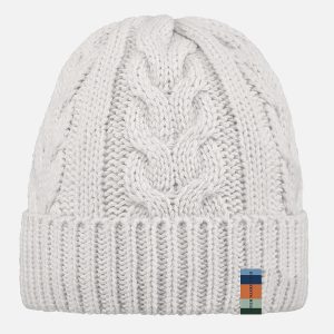 AFNF CABLE BEANIE OFF WHITE – Image 1