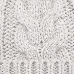 AFNF CABLE BEANIE OFF WHITE – Image 2