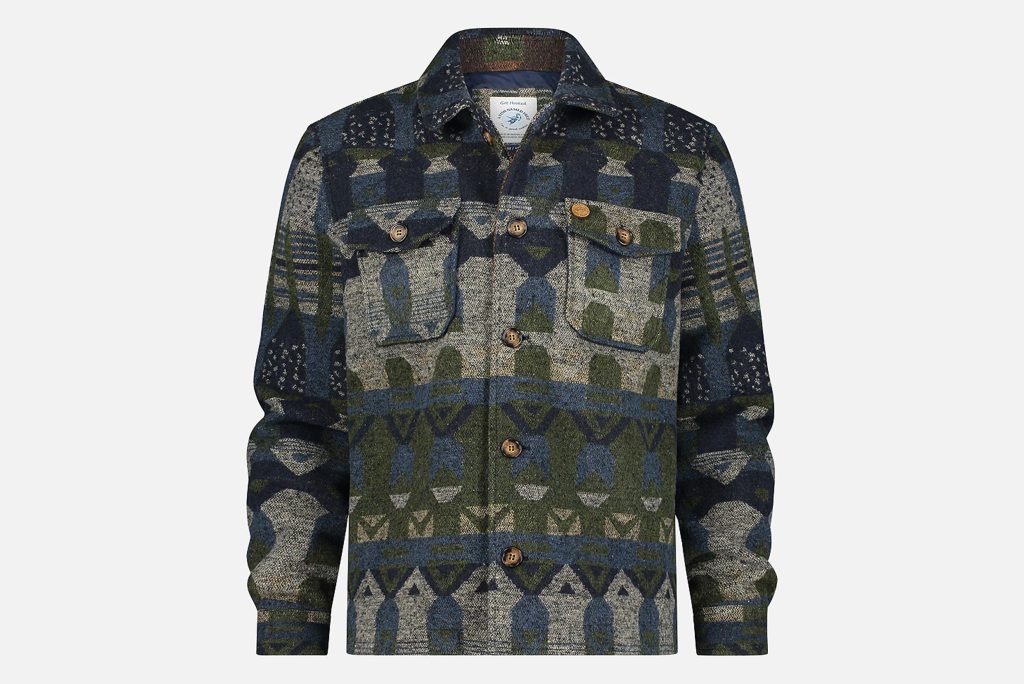 AZTEC JACKET DARK GREEN