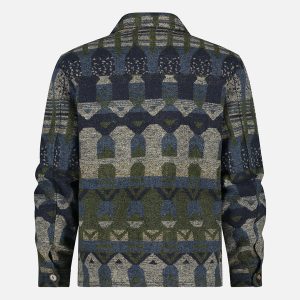 AZTEC JACKET DARK GREEN - Image 2