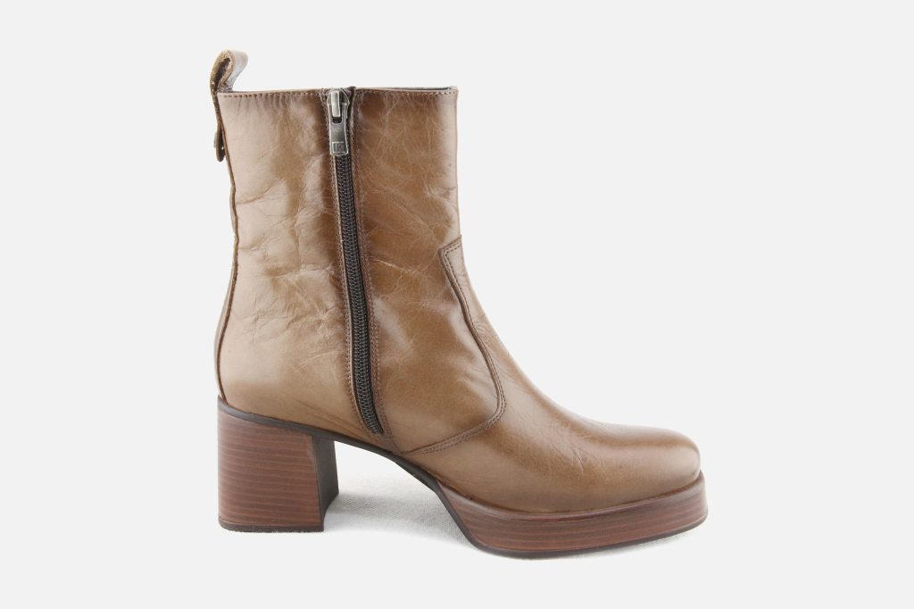 CABRIOLE BOOTS MARRON
