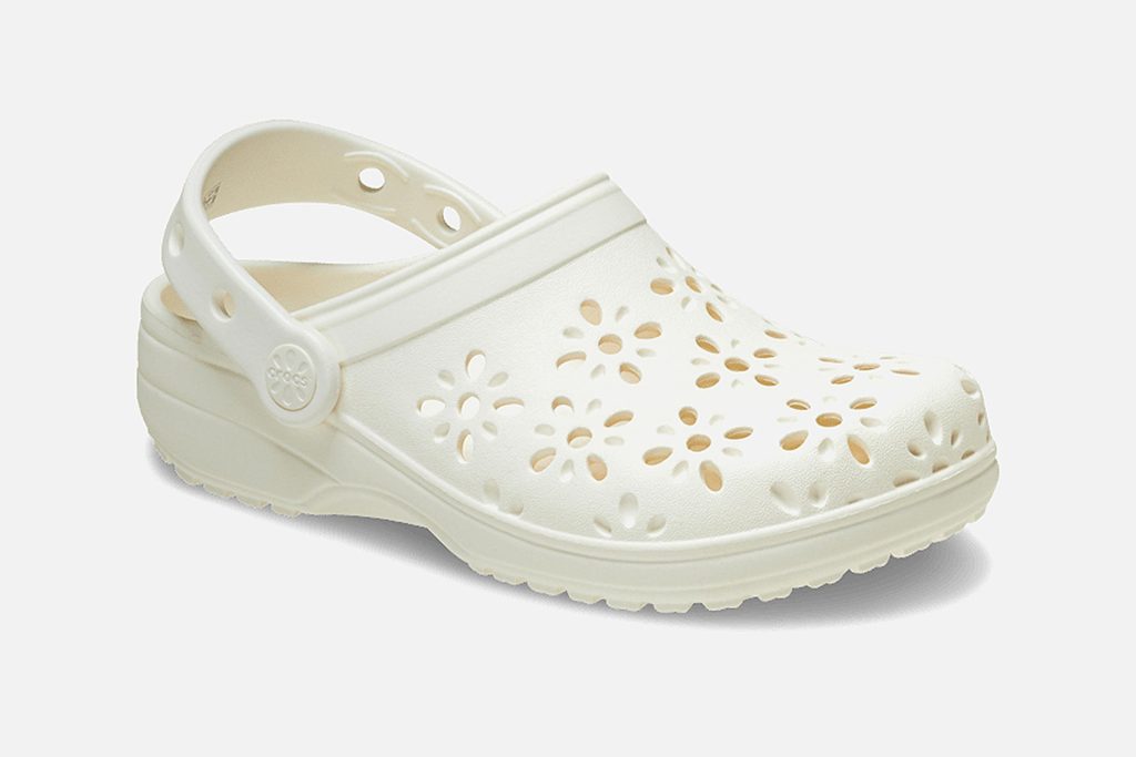 CLASSIC FLORAL CLOG CHALK