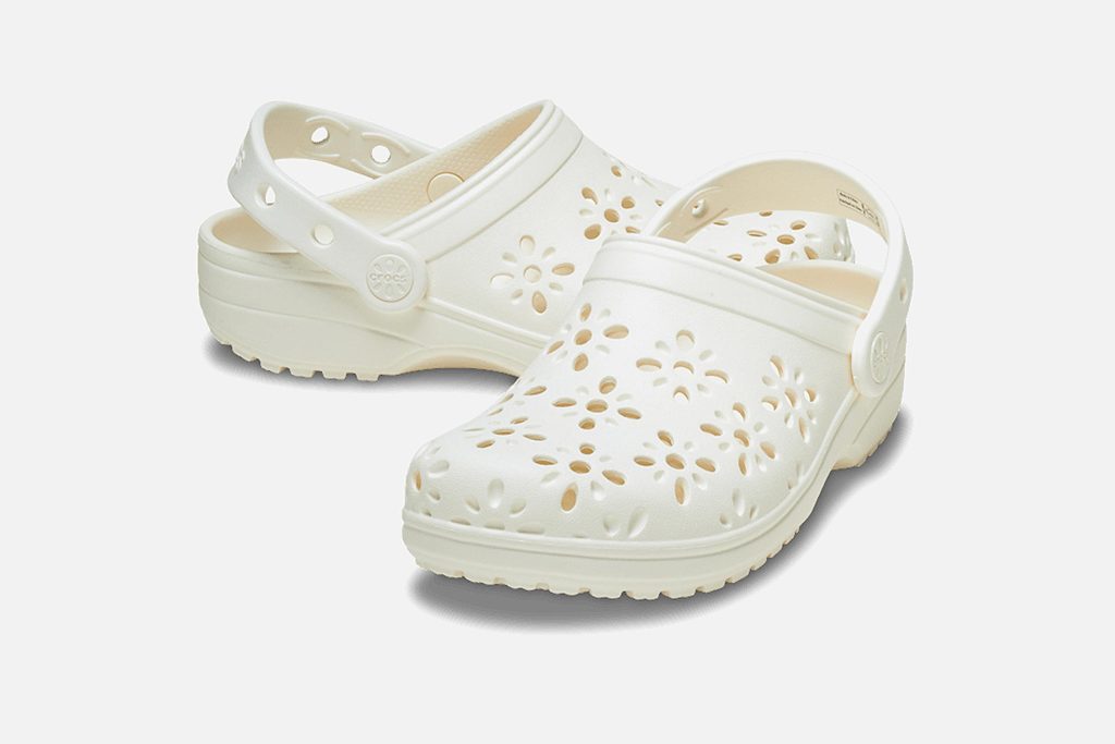 CLASSIC FLORAL CLOG CHALK