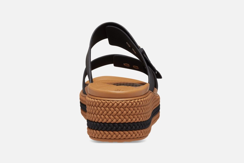 BROOKLYN BUCKLE WEDGE BLACK