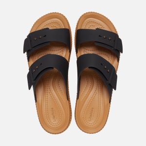 BROOKLYN BUCKLE WEDGE BLACK - Image 5