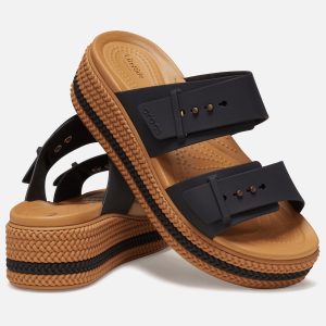 BROOKLYN BUCKLE WEDGE BLACK - Image 7
