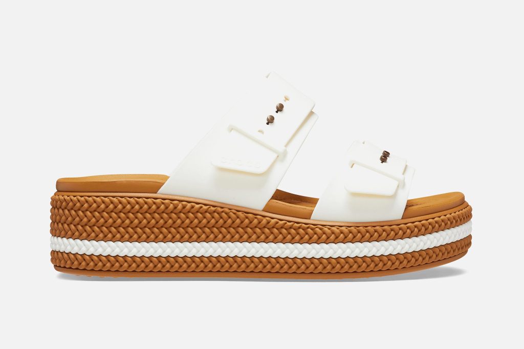 BROOKLYN BUCKLE WEDGE CHALK
