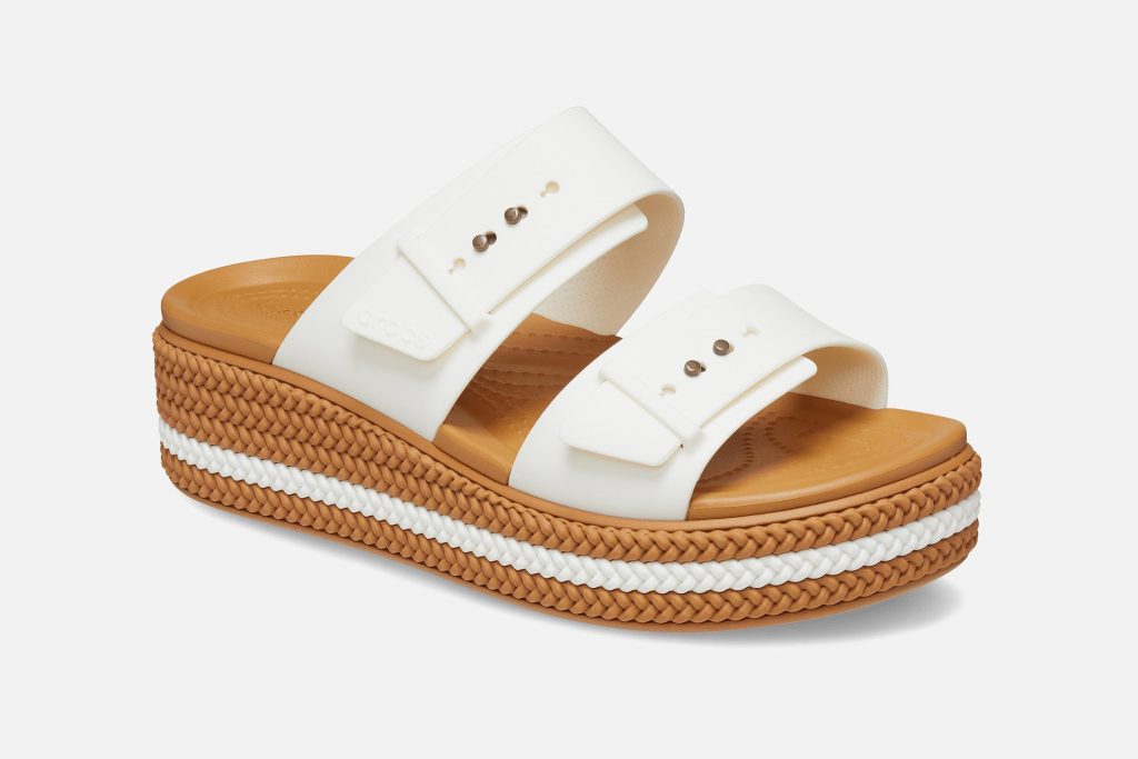 BROOKLYN BUCKLE WEDGE CHALK