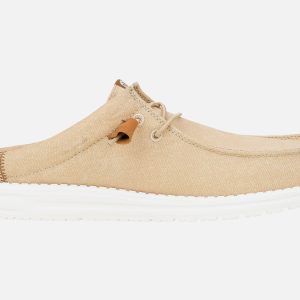 WALLY SLIP STRETCH TAN WHITE - Image 1