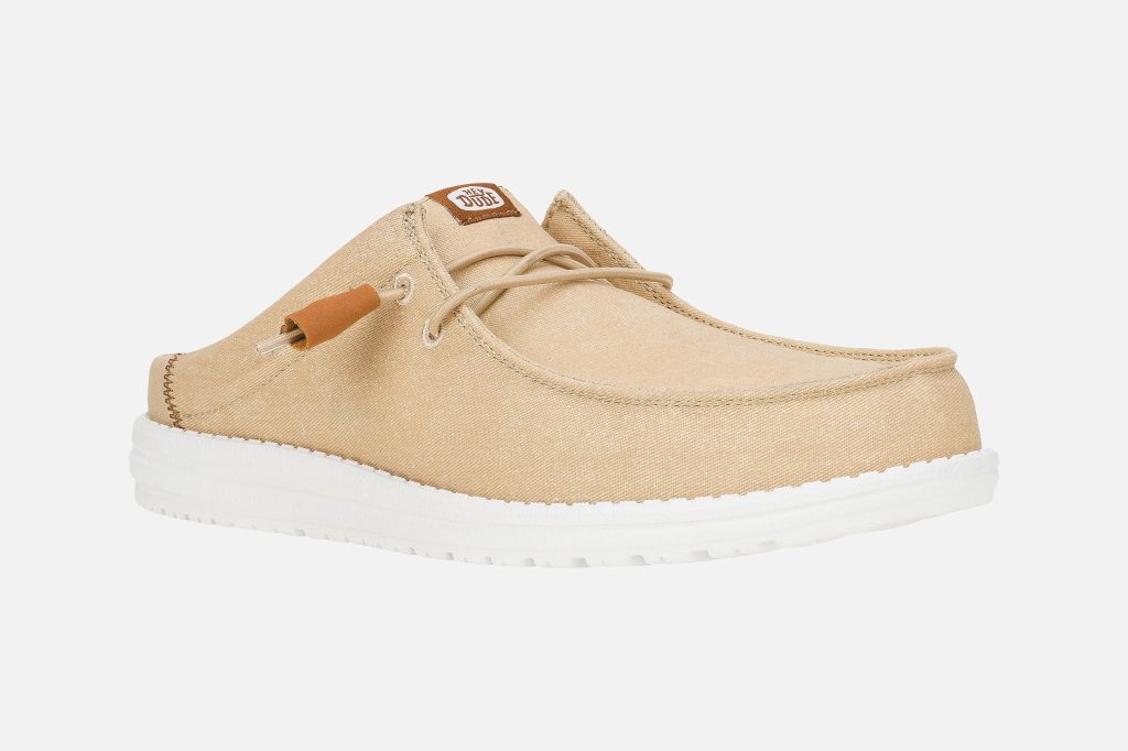 WALLY SLIP STRETCH TAN WHITE