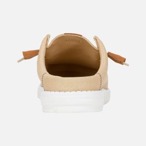 WALLY SLIP STRETCH TAN WHITE - Image 3