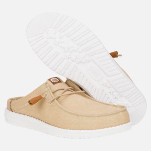 WALLY SLIP STRETCH TAN WHITE - Image 4