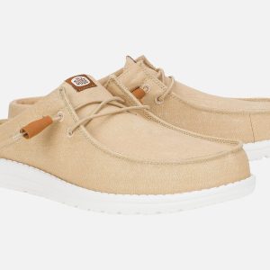 WALLY SLIP STRETCH TAN WHITE - Image 6