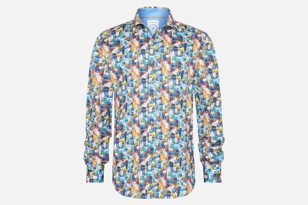 SHIRT TOWN MULTI COLOR BLUE