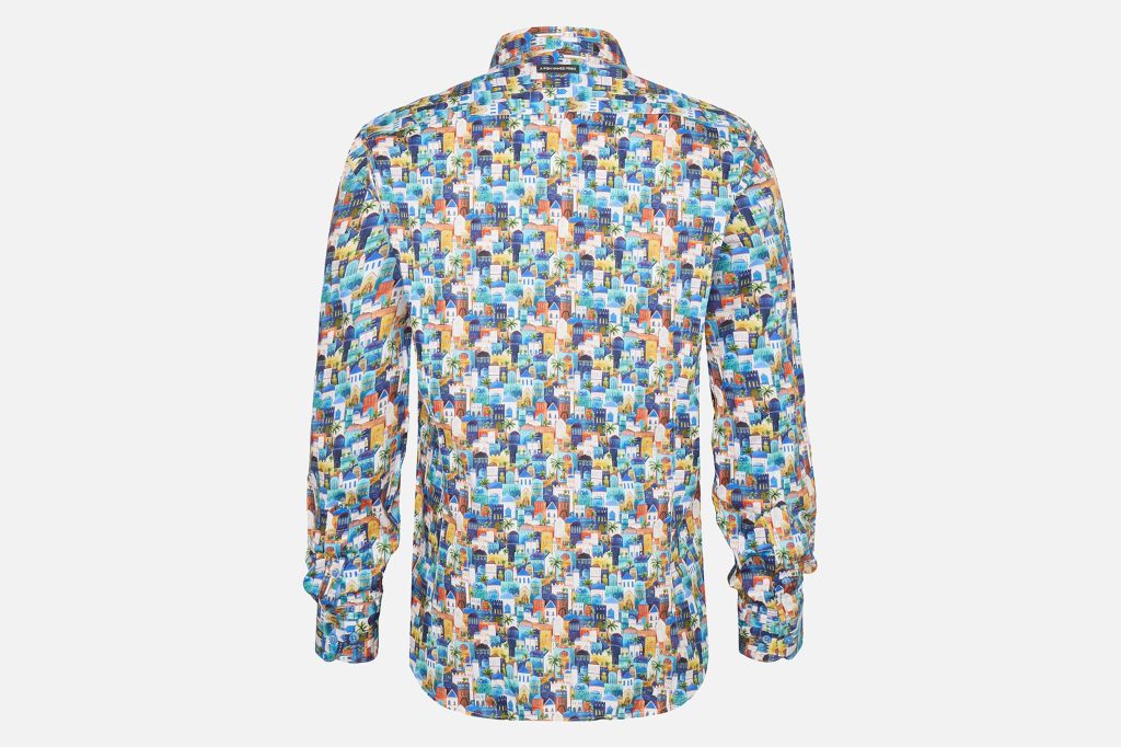 SHIRT TOWN MULTI COLOR BLUE