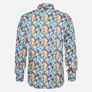 SHIRT TOWN MULTI COLOR BLUE - Image 2