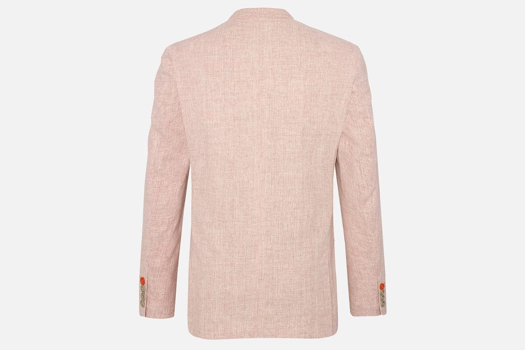 BLAZER SMALL CHECK ROSE PINK