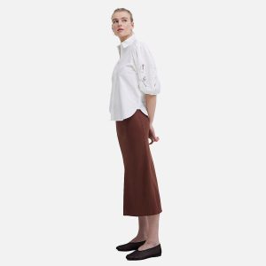 CHEMISE COQUETTE BLANC BRODE - Image 4