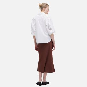 CHEMISE COQUETTE BLANC BRODE - Image 5