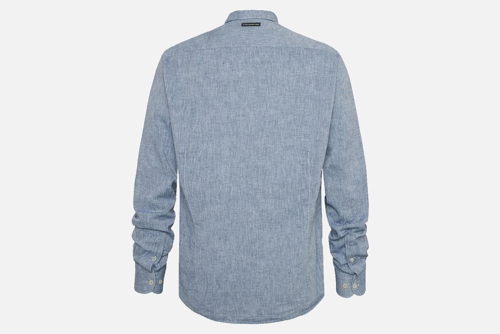 SHIRT LINEN COBALT
