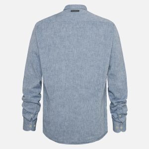 SHIRT LINEN COBALT – Image 2