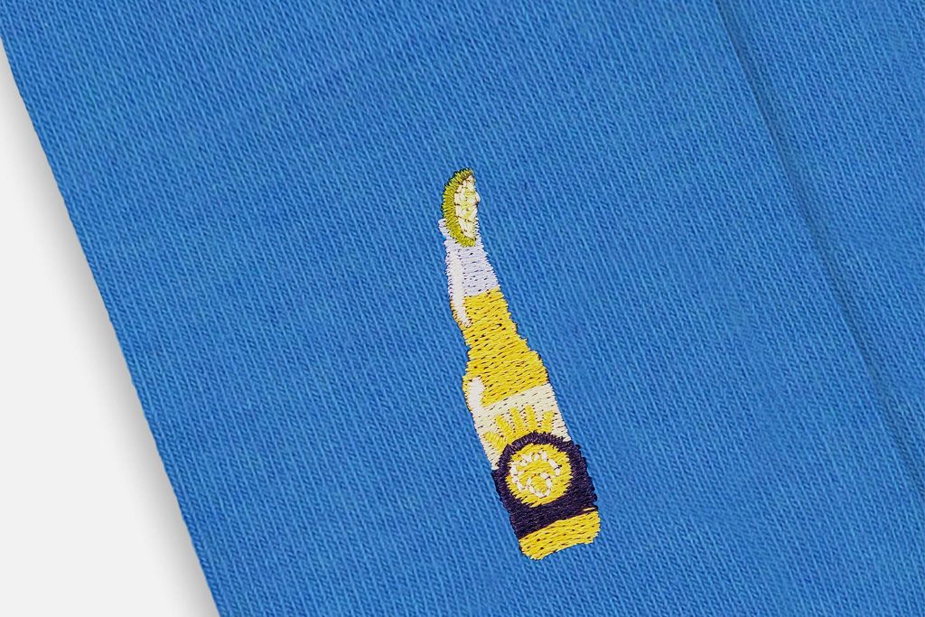SOCKS ADAM BLUE BEER