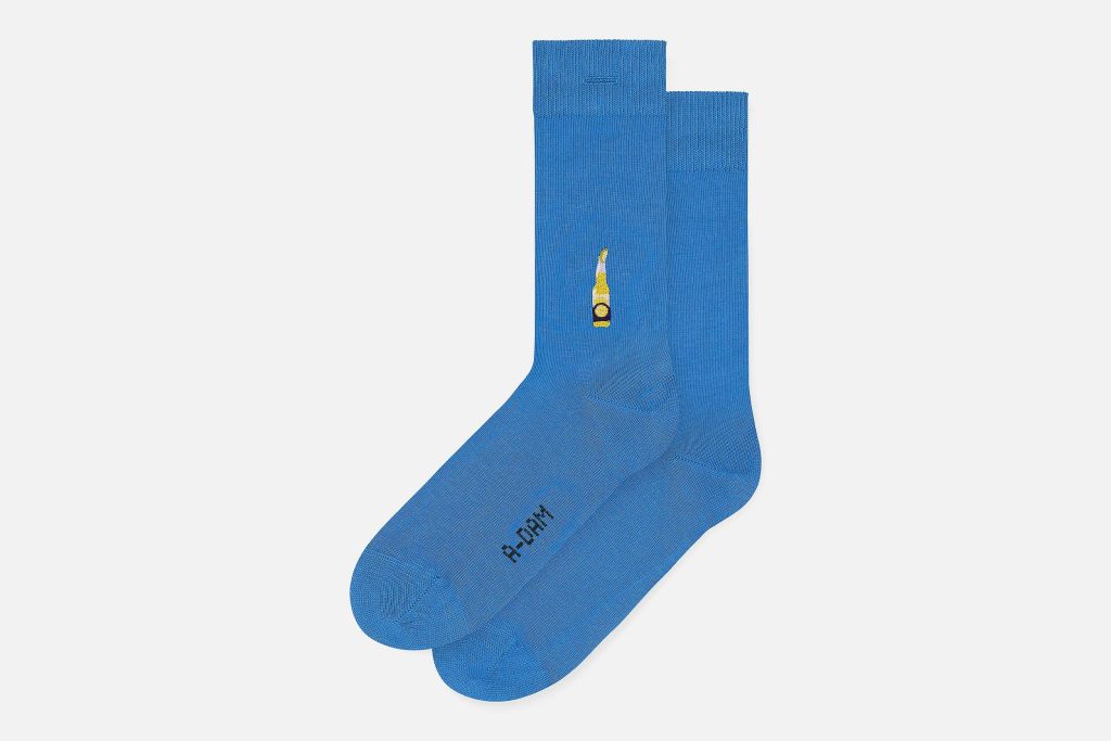 SOCKS ADAM BLUE BEER