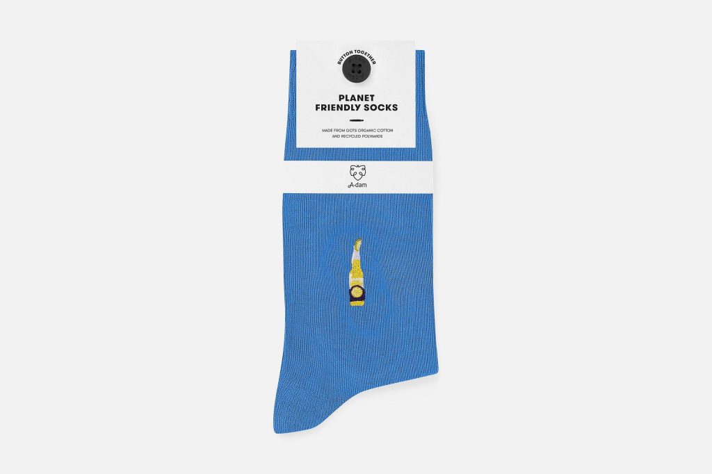 SOCKS ADAM BLUE BEER