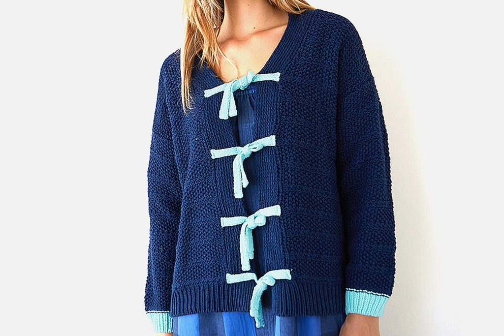 CARDIGAN TRAMONTANA BLEU