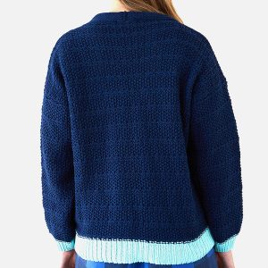 CARDIGAN TRAMONTANA BLEU – Image 4