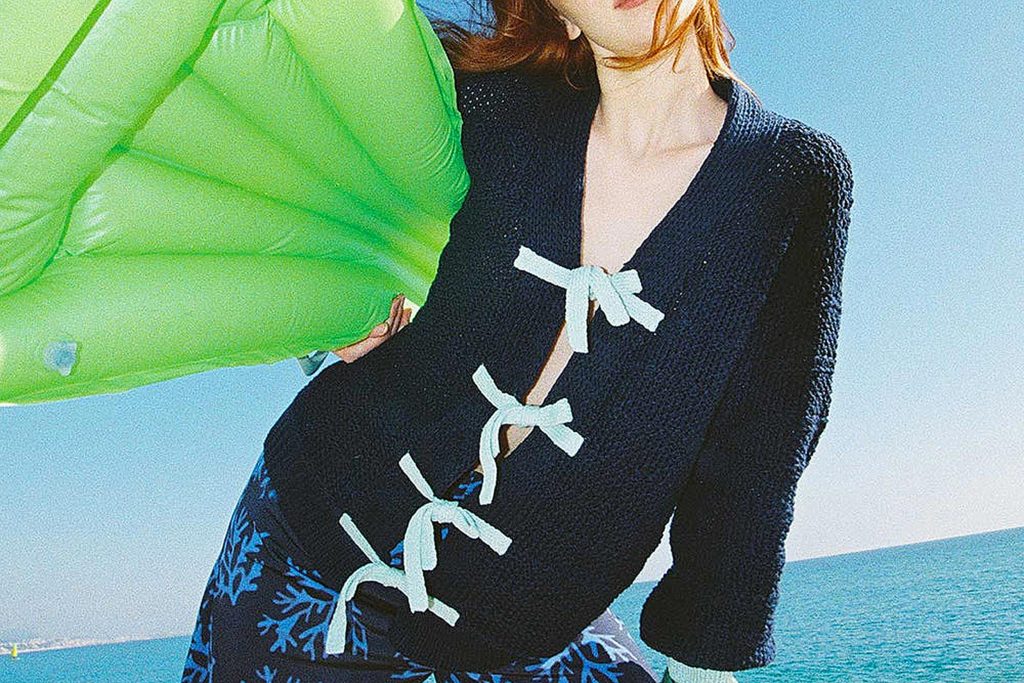 CARDIGAN TRAMONTANA BLEU