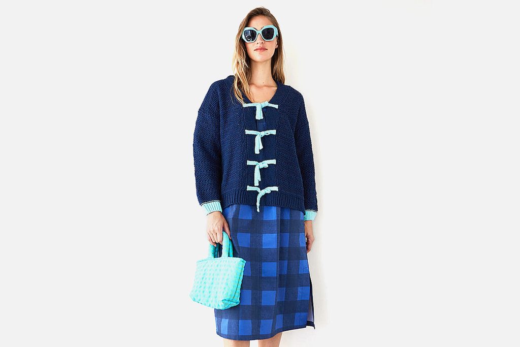 CARDIGAN TRAMONTANA BLEU