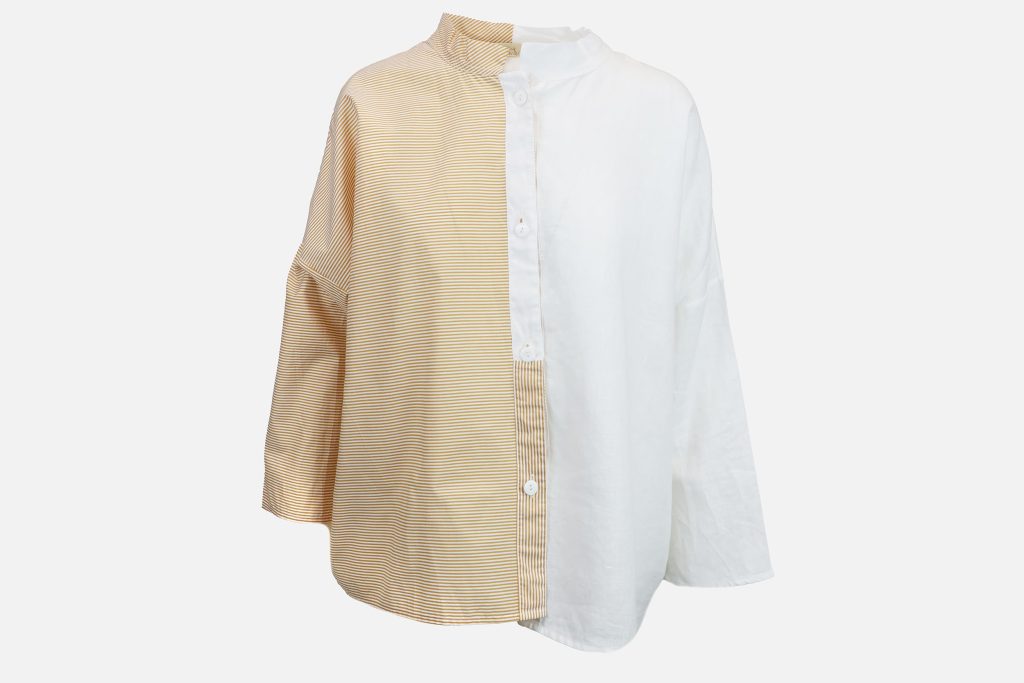 CHEMISE FLO CARAMEL RAYE