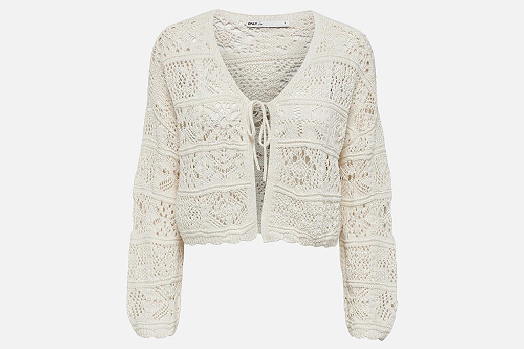 BEACH CARDIGAN CLOUD DANCER