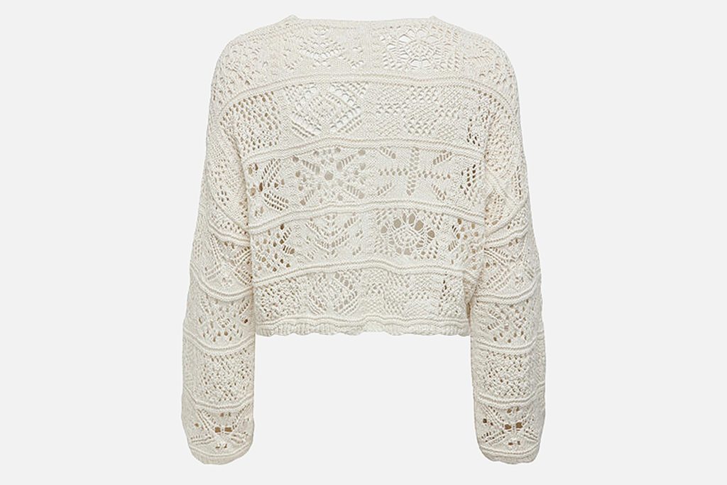 BEACH CARDIGAN CLOUD DANCER
