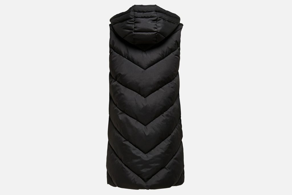 SKYLAR HOOD WAISTCOAT BLACK
