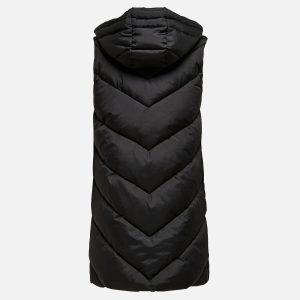SKYLAR HOOD WAISTCOAT BLACK – Image 2
