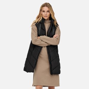 SKYLAR HOOD WAISTCOAT BLACK – Image 3
