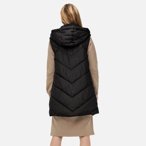 SKYLAR HOOD WAISTCOAT BLACK – Image 4