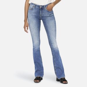 BLUSH FLARED JEANS BLUE L30 – Image 4