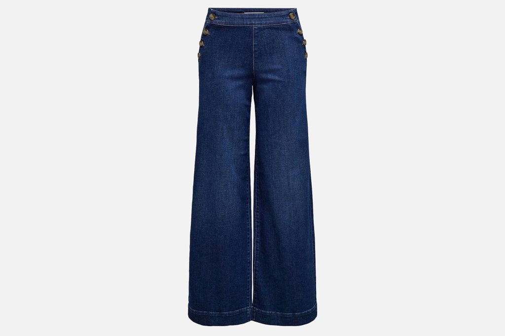 MADISON BUTTON JEANS BLUE L32